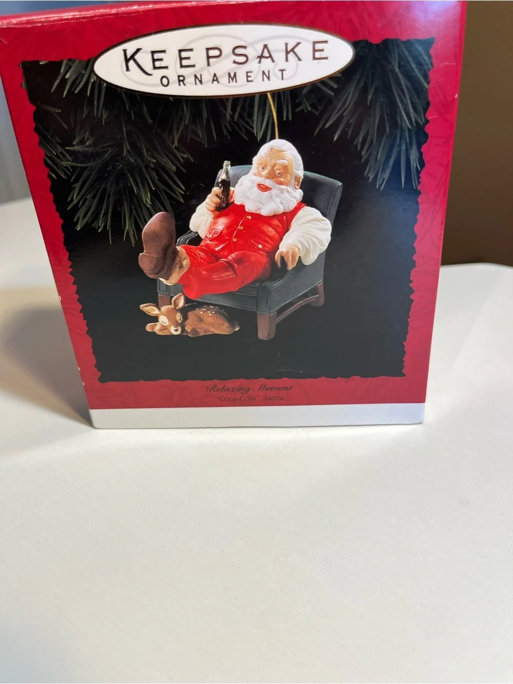 Hallmark Keepsake 2000 Relaxing MonentsCoca Cola and Santa